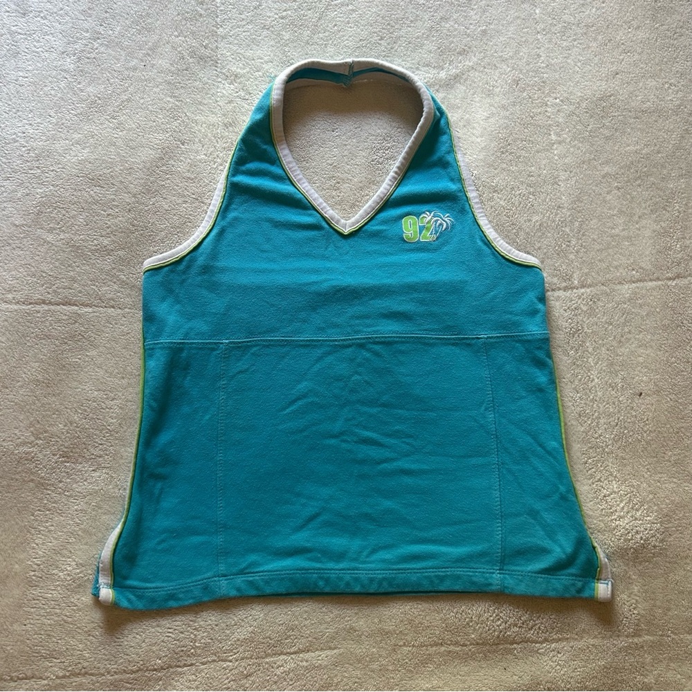 Y2K Vintage Beach Halter Too